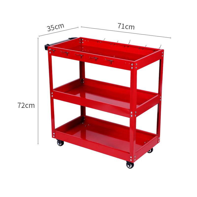 Tools Trolley For Workshop - Troli Perkakas 3 Tingkat Beroda, Troli