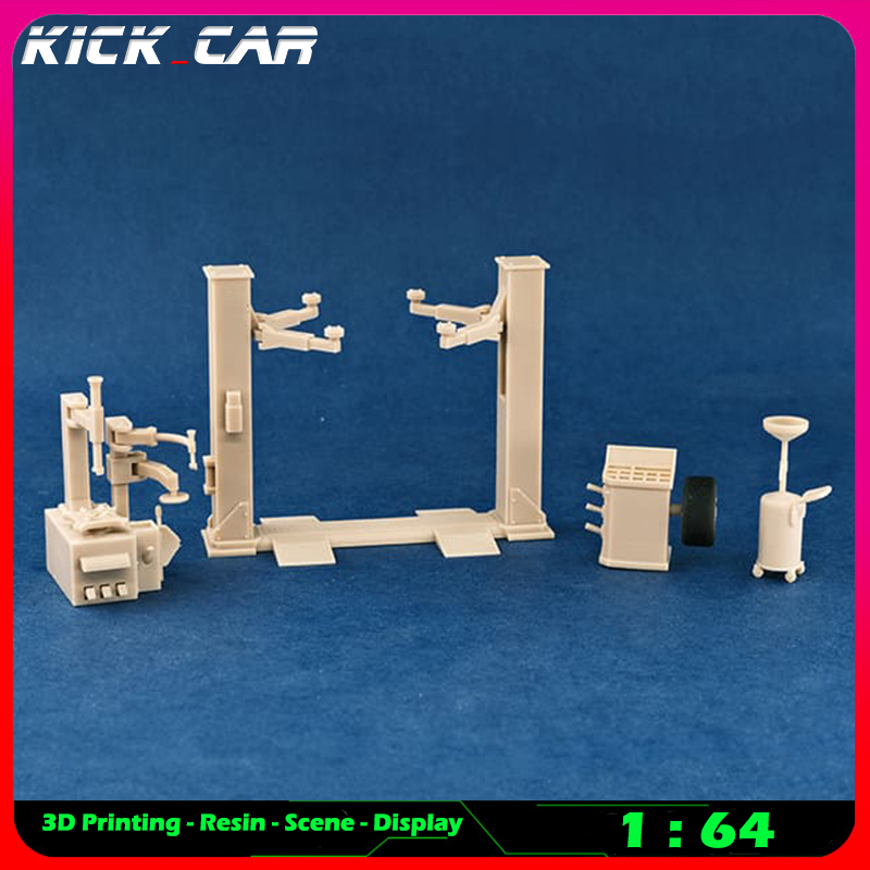 Workshop Tools Toy - Kickcar 1/64 Lokakarya Mesin Besar Model