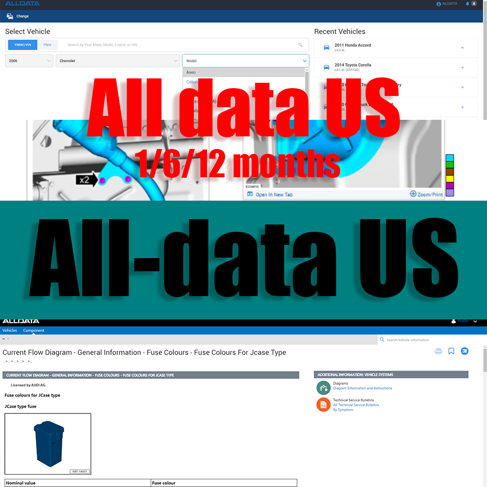 Workshop Tools Online - 2026 Alldata US Versi Lengkap Akun