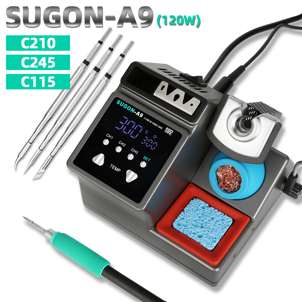 Tools For Electronic Workshop - Solder SUGON-A9, stasiun solder kompatibel dengan