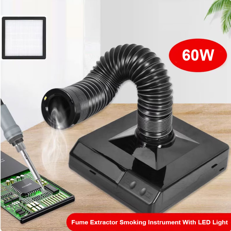 Tools For Electronic Workshop - Ekstraktor Asap Besi Solder 60W dengan
