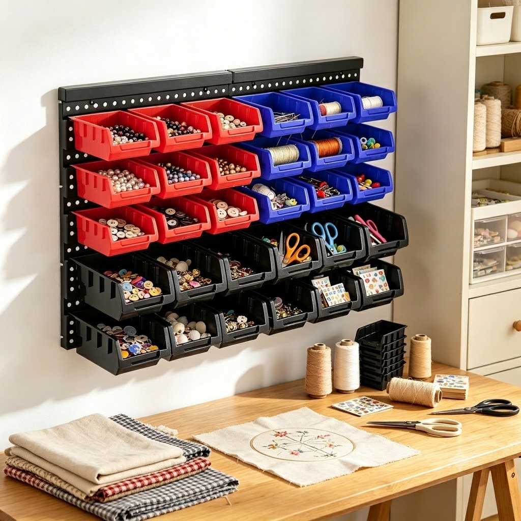 Screw Organizer Kit - Rak Organizer Tempat Penyimpanan Dinding dengan