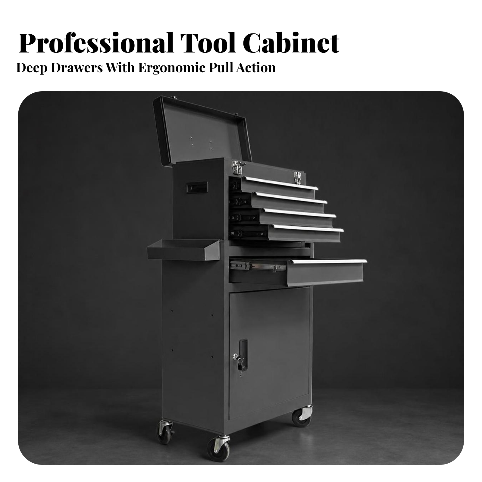 Tools Trolley For Workshop - Troli Perkakas Beroda dengan Kunci Pengunci,