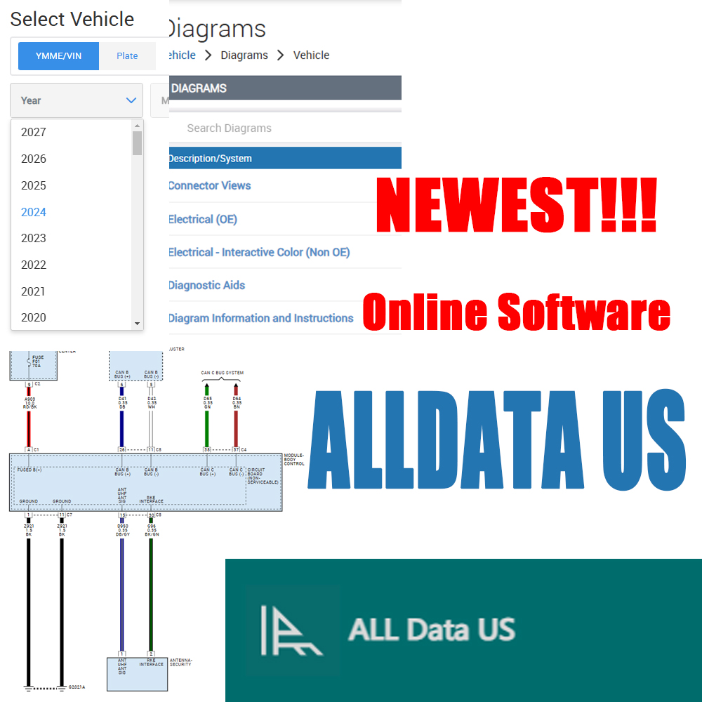 2026 Alldata US Versi Lengkap  - Workshop Tools Online ulasan dan harga