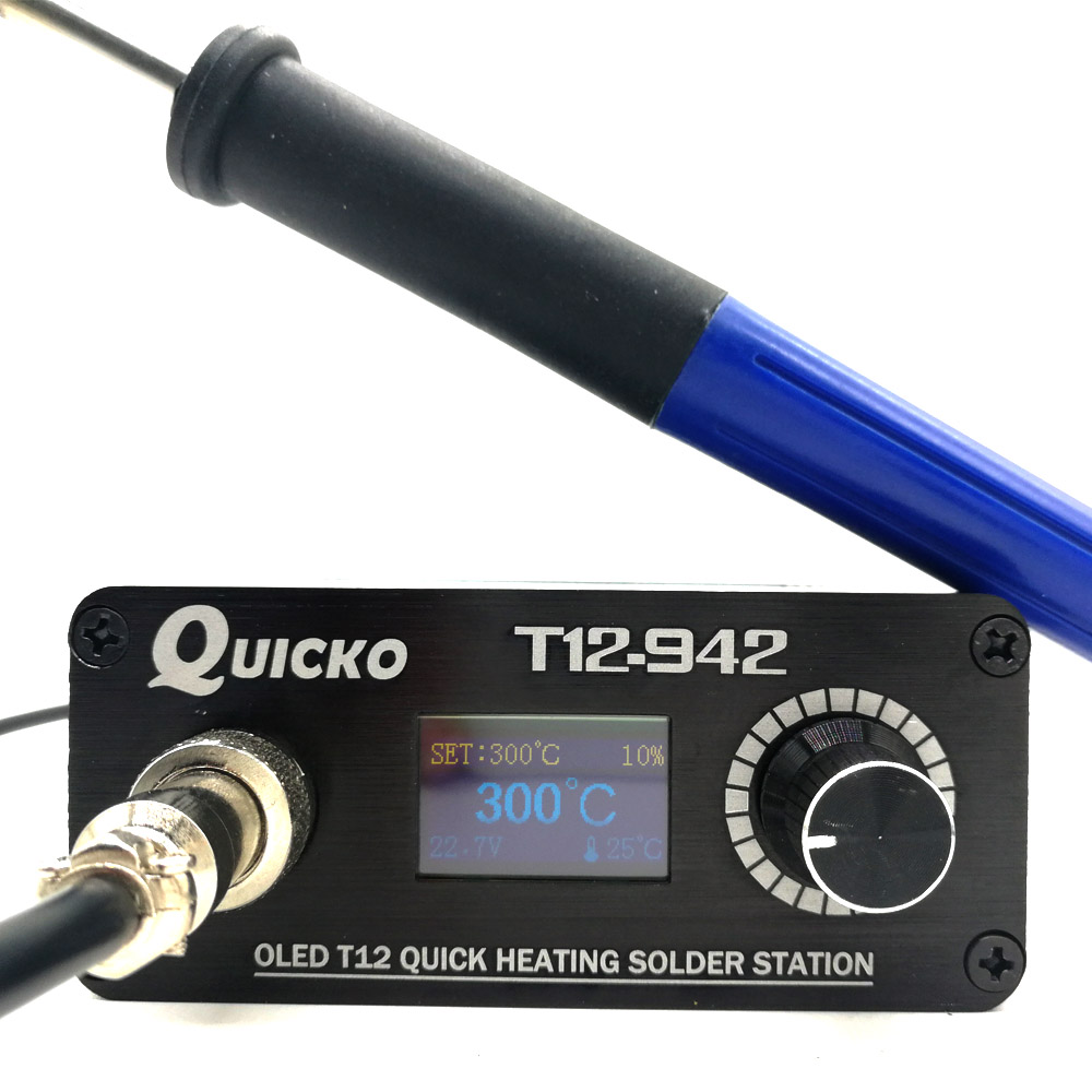 QUICKO MINI T12 STC OLED Digit - Tools For Electronic Workshop ulasan dan harga