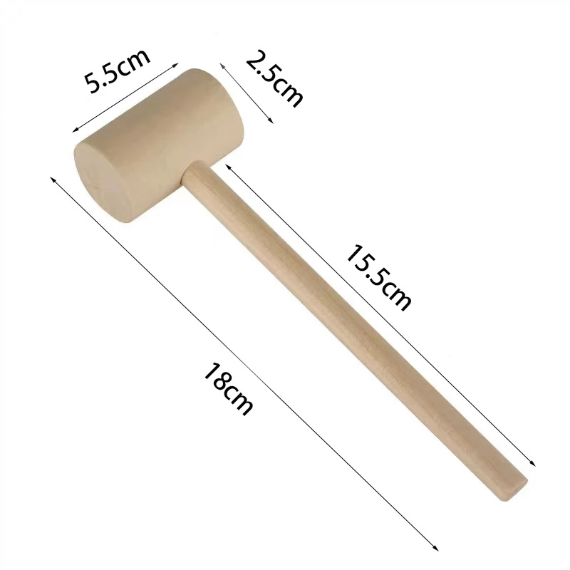 Palu kayu Mini mainan bola ana - Mallet Wood Carving ulasan dan harga
