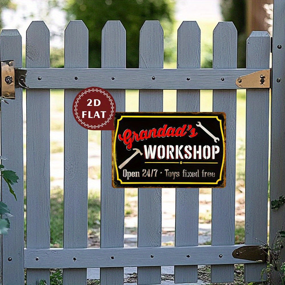   Papan Tanda Dinding Logam Vi - Workshop Tools Toy ulasan dan harga