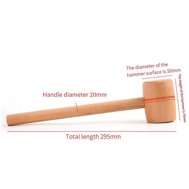 Palu Ukir Kulit Kayu Beech AT0 - Mallet Wood Carving ulasan dan harga