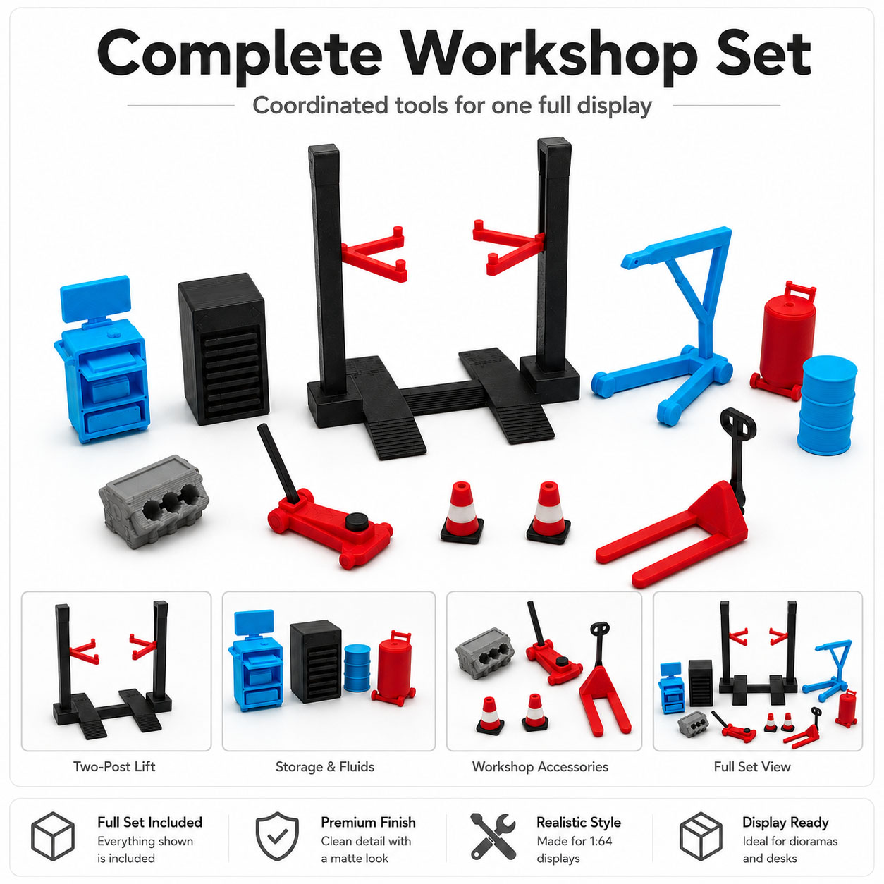 Set Aksesori Miniatur Bengkel  - Workshop Tools Toy ulasan dan harga
