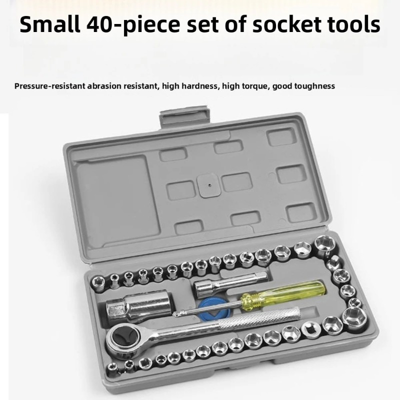 Set Soket Kombinasi 40-Potong  - Tools For Motorcycle Workshop ulasan dan harga